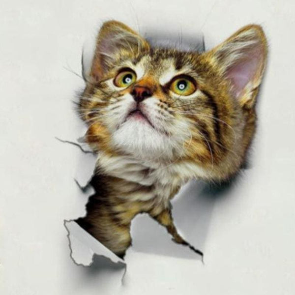 Cat Head Sticker