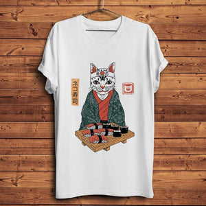 T-shirt Chat Japonais JAPANYKAT™ t-shirt, t-shirt chat, vêtements