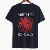 T-shirt chat stylé Mother of Cats MOTHEROFKAT™ t-shirt, t-shirt chat, Tee-shirt Cats, vêtements