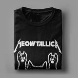 T-shirt rock chat anarchiste Meowtallica LIKAKAT™ t-shirt, t-shirt chat, Meowtallica, vêtements