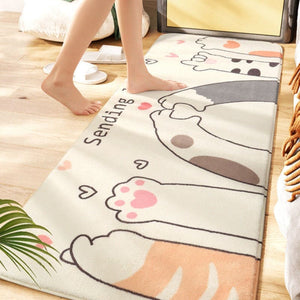 Tapis descente de lit motifs chat SWITKAT™ Maison / Décoration, tapis sol, sol / paillassons, qui 